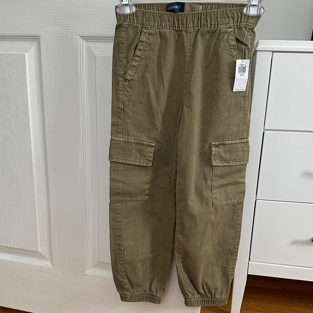 NWT Old Navy girls green cargo utility pants